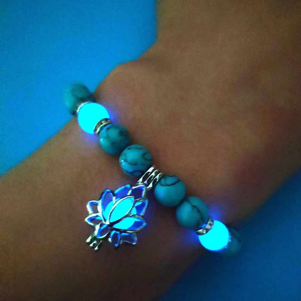 Coordinates Bracelet - الحجر الطبيعي سوار اليوغا شفاء مضيئة