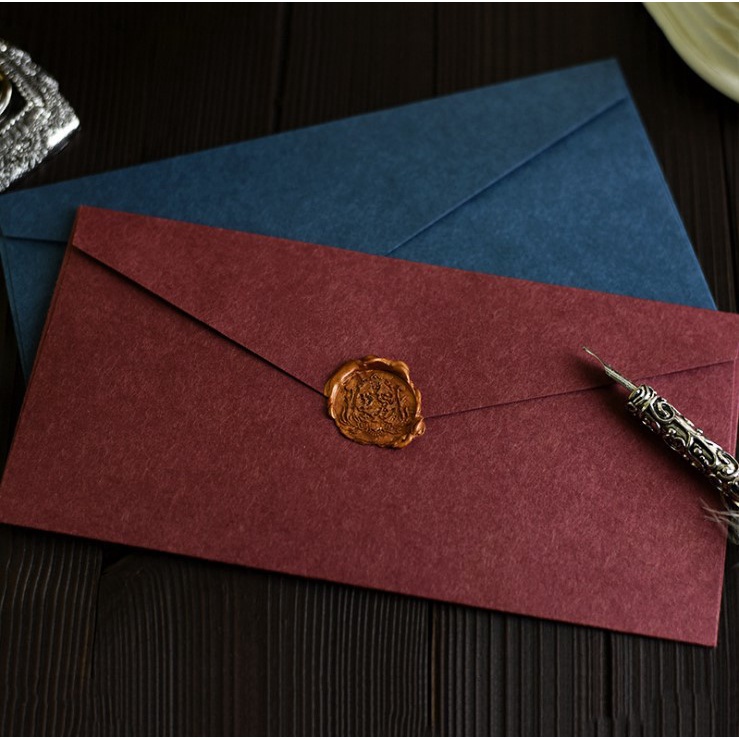 Wax Seal Letter Kit - 1 قطعة المغلفات الورقية للأعمال عيد