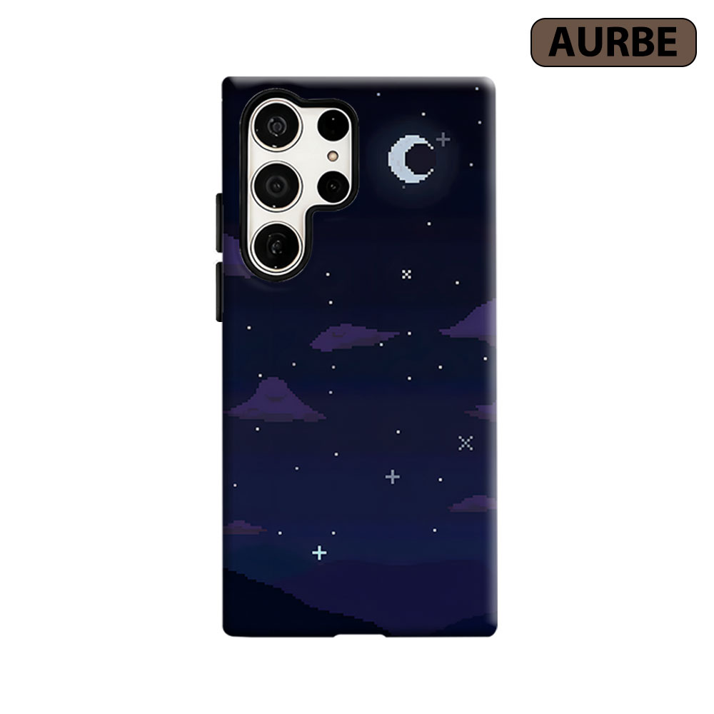 Custom Night Sky - غطاء هاتف بيكسل نايت سكاي لسامسونج