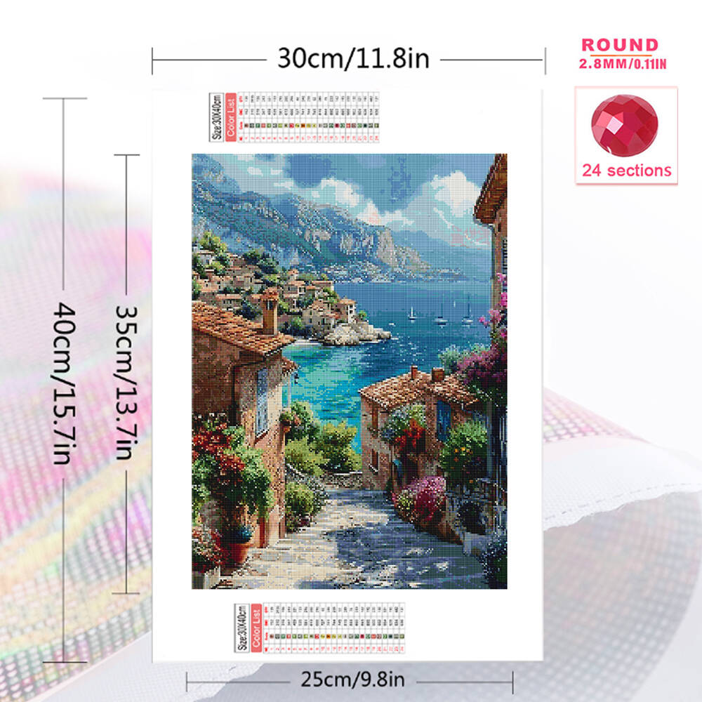 لوحة فسيفساء ماسية بدون إطار،  - مراجعة Photo Mosaic Print وسعره
