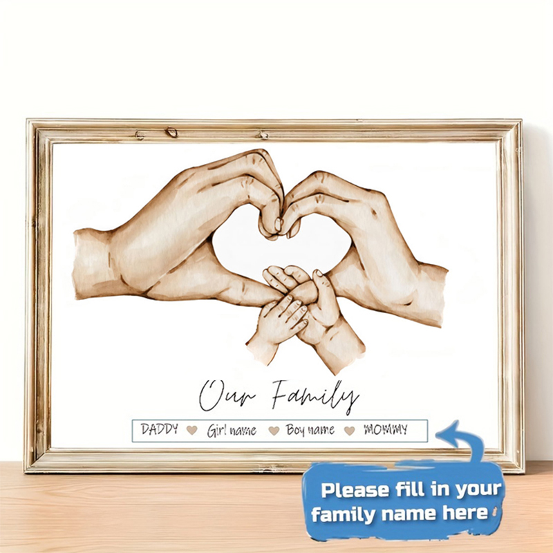 شخصية مخصصة الأسرة اليد المشار - مراجعة Personalized Name Box وسعره