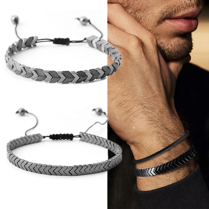 سوار هيماتيت من الحجر الأسود ل - مراجعة Coordinates Bracelet وسعره