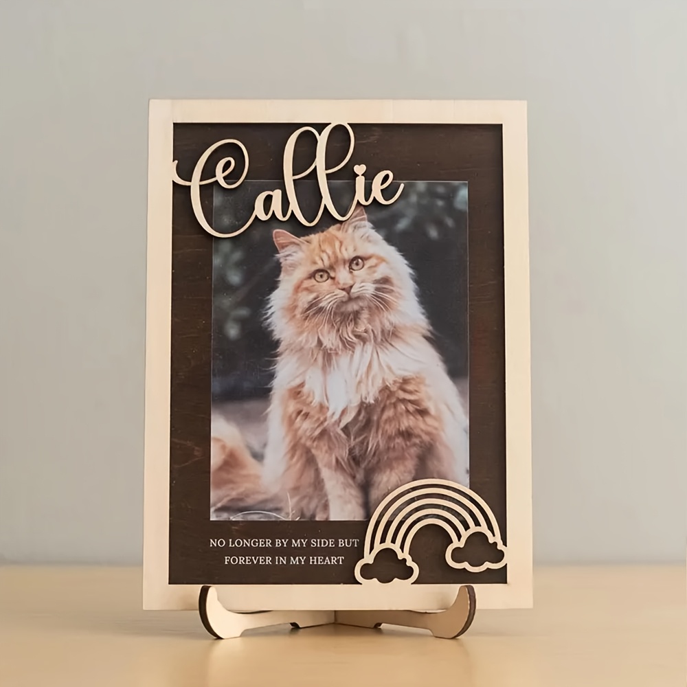 إطار صور خشبي مخصص للحيوانات ا - مراجعة Engraved Wood Frame وسعره