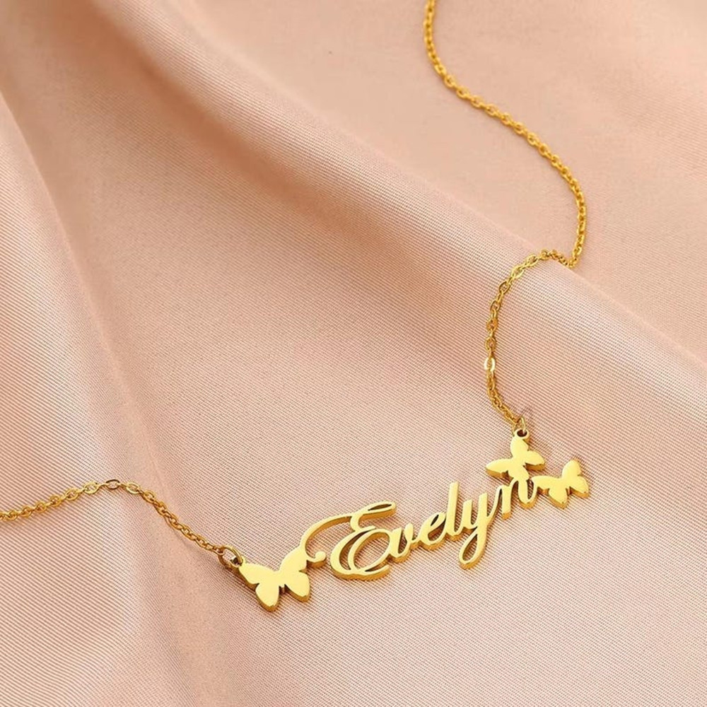 قلادة مخصصة بالاسم، مجوهرات شخ - مراجعة Birth Flower Necklace وسعره