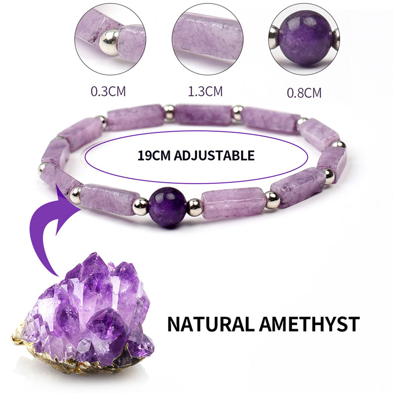 سوار طاقة من حبات الجمشت الطبي - مراجعة Coordinates Bracelet وسعره