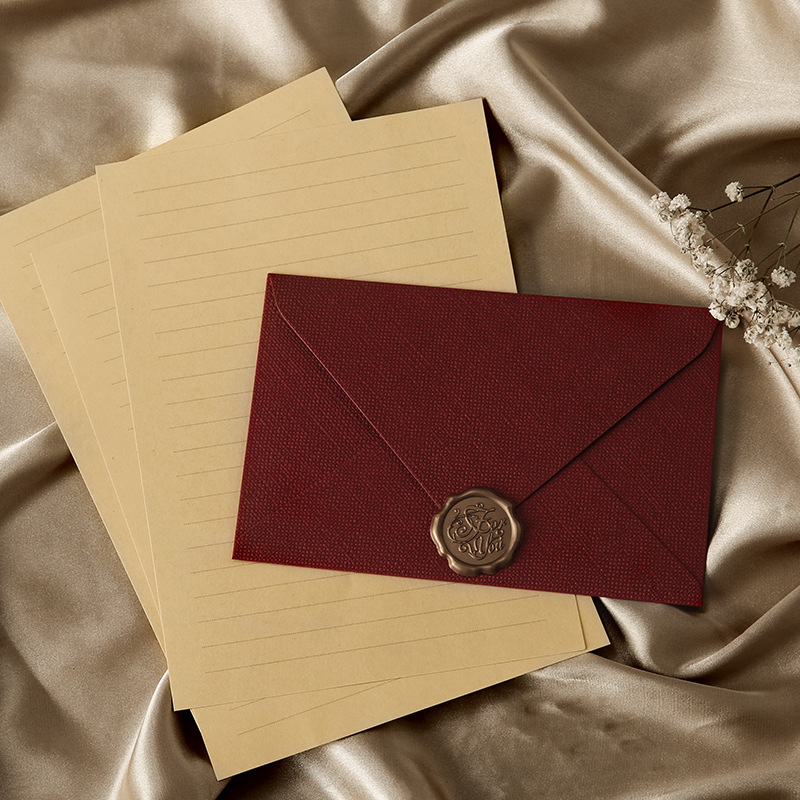 مجموعة أظرف ورقية من الكتان ال - مراجعة Wax Seal Letter Kit وسعره