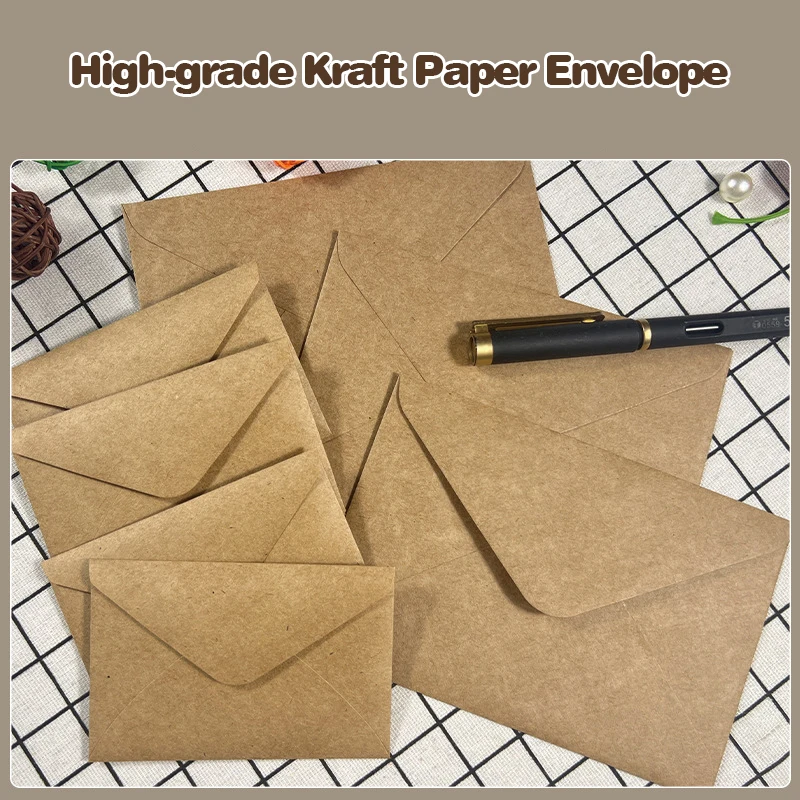 50 قطعة من مغلفات الورق البني  - مراجعة Wax Seal Letter Kit وسعره