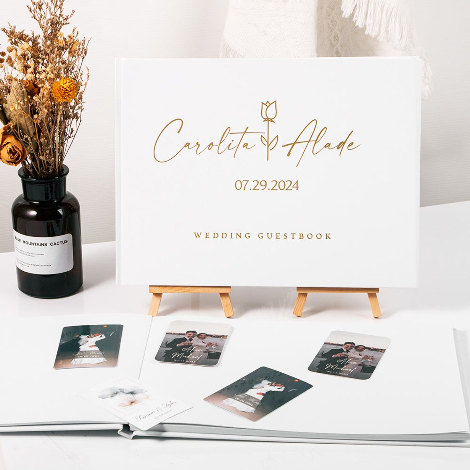 مخصص الزفاف سجل الزوار شخصية ض - مراجعة Custom Photo Book وسعره